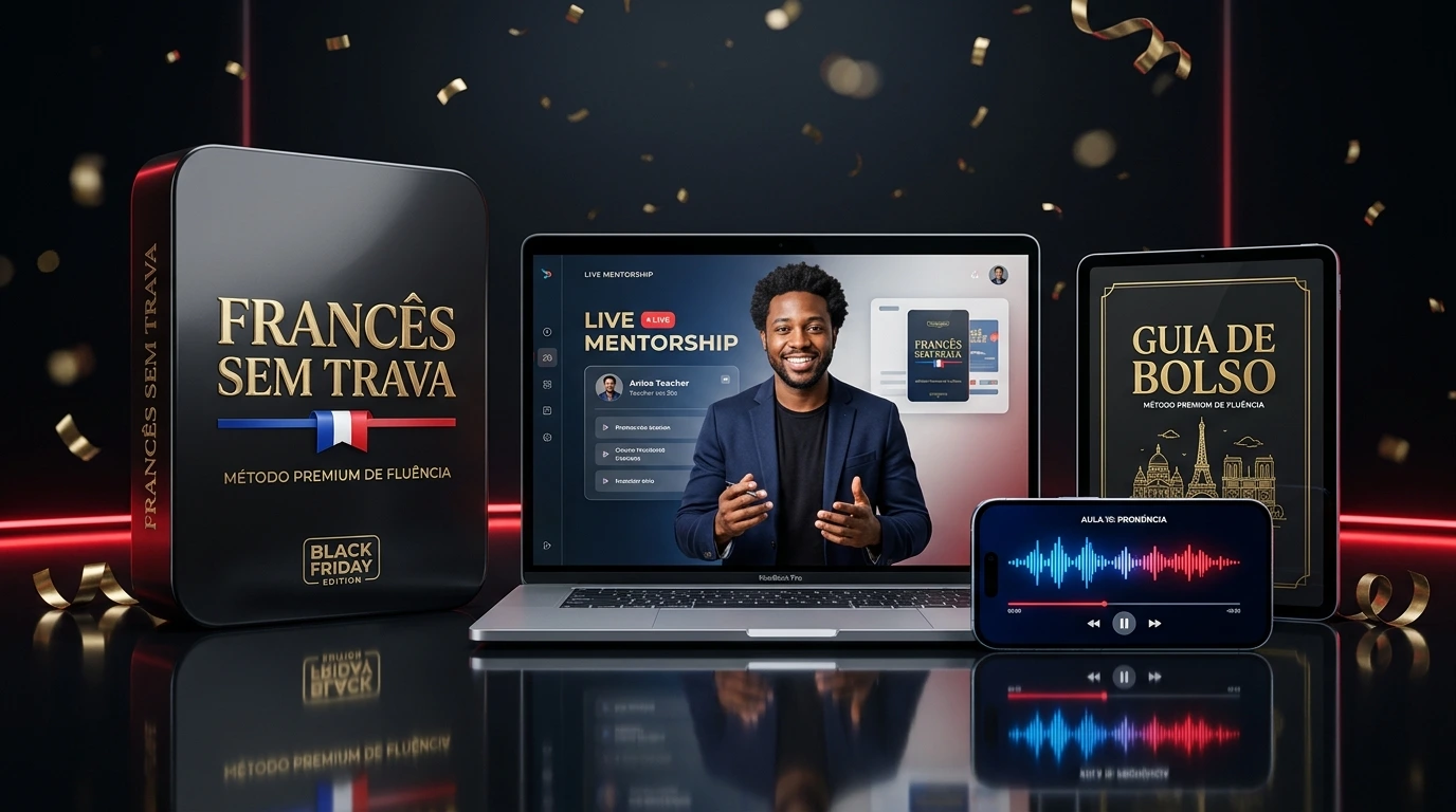 Combo Francês Sem Trava - Black Friday Mockup