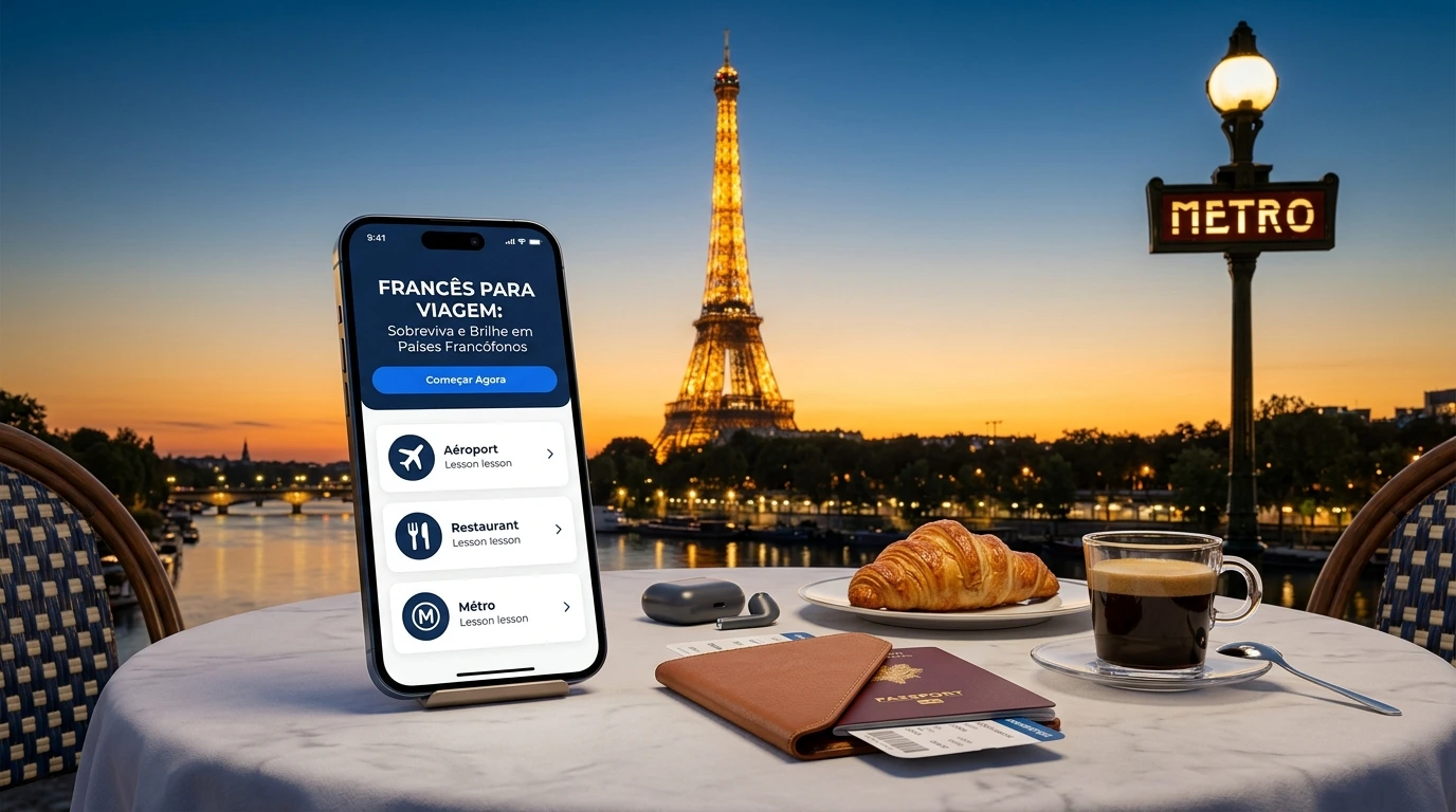 Francês Para Viagem Mockup